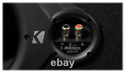 Kicker 43dc122 Comp Dual 12 Subwoofers+vented Box+mono Amplificateur+amp Wire Kit