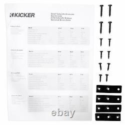 Kicker 43dc122 Comp Dual 12 Subwoofers+vented Box+mono Amplificateur+amp Wire Kit