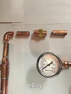 Kit De Fûts De Bière Diy 2 Tuyaux En Cuivre Pot De Moonshine Pot Toujours Distillant Colonne Tri Clamp