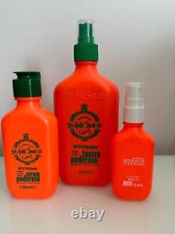 Kit Original Gold Spell Tonico Poderoso + Reparador Poderoso + Sérum Poderoso <br/>

 <br/>
En français: Kit Original Gold Spell Tonique Puissant + Réparateur Puissant + Sérum Puissant