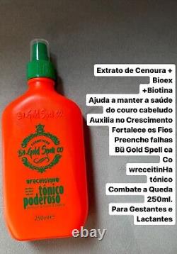Kit Original Gold Spell Tonico Poderoso + Reparador Poderoso + Sérum Poderoso  <br/>	
  	<br/>En français: Kit Original Gold Spell Tonique Puissant + Réparateur Puissant + Sérum Puissant