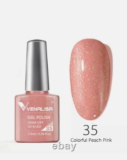 Kit Professionnel Venalisa 90 Couleurs + Base et Top Coat Neuf