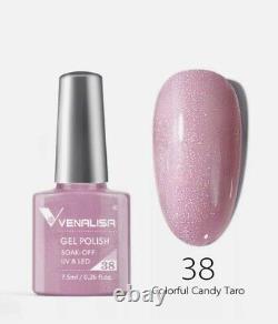 Kit Professionnel Venalisa 90 Couleurs + Base et Top Coat Neuf
