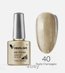 Kit Professionnel Venalisa 90 Couleurs + Base et Top Coat Neuf