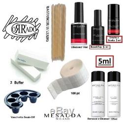 Kit Smalti Semipermanente Unghie Gel Polish 5ml Mesauda Milano Professionale