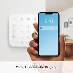 Kit d'alarme Ring Alarm S sans fil pour la sécurité à domicile (2e génération) Ensemble de 5 pièces! NOUVEAU