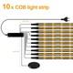 Kit D&rsquo;&eacute;clairage Led Pour Panneaux Muraux Acoustiques &agrave; Lattes Avec Capteur Tactile Pour &eacute;tag&egrave;re, Royaume-uni