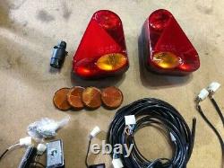 Kit d'éclairage de remorque, faisceau de câbles, lampes à LED adaptées à la plupart des remorques Ifor Williams