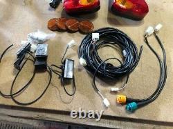 Kit d'éclairage de remorque, faisceau de câbles, lampes à LED adaptées à la plupart des remorques Ifor Williams