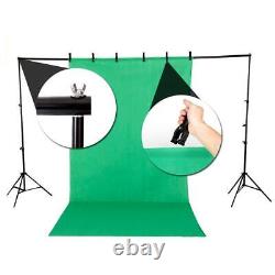 Kit d'éclairage parapluie Softbox Studio de photographie 1125W avec support de fond