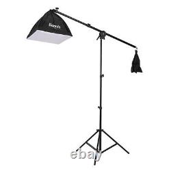 Kit d'éclairage parapluie Softbox Studio de photographie 1125W avec support de fond
