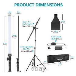 Kit d'éclairage vidéo à LED Neewer 3-Pack LED Light 5500K avec support et sac de transport