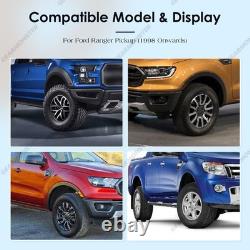 Kit d'entretoises de roue noires de 38 mm et boulons pour Ford Ranger 6x139,7 93,1 marque britannique neuf