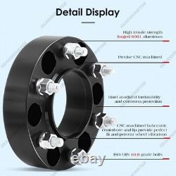 Kit d'entretoises de roue noires de 38 mm et boulons pour Ford Ranger 6x139,7 93,1 marque britannique neuf