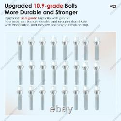 Kit d'entretoises de roue noires de 38 mm et boulons pour Ford Ranger 6x139,7 93,1 marque britannique neuf