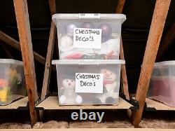 Kit d'étagère en poutre de plafond avec planches, parfait pour le stockage dans le grenier
