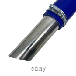 Kit de Pôle d'Aspirateur de Gouttière - Longue Portée pour Tuyau de Drain Aspirateur Nettoyage des Fissures