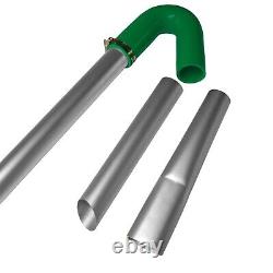 Kit de Pôle d'Aspirateur de Gouttière pour Nettoyage de Tuyaux de Drain à Longue Portée et Aspirateur Humide et Sec de 80L