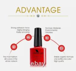 Kit de Vernis à Ongles Professionnel Gel UV Neuf