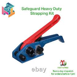 Kit de cerclage lourd pour palette Safeguard Heavy Duty 3 bobine de 1000m