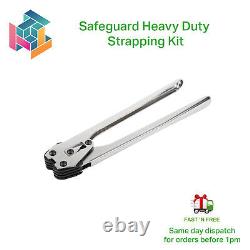 Kit de cerclage lourd pour palette Safeguard Heavy Duty 3 bobine de 1000m