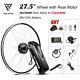 Kit De Conversion Ebike 27.5 36v Avec Moteur De Moyeu Arrière Et Cassette, Comprenant Une Batterie 36v13ah