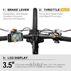 Kit de conversion Ebike 27.5 36V avec moteur de moyeu arrière et cassette, comprenant une batterie 36V13Ah