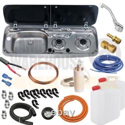 Kit de conversion Smev Dometic 9222 évier et plaque de cuisson à gauche pour caravane et camping-car