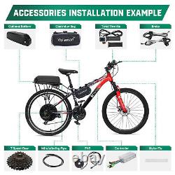 Kit de conversion de moteur de vélo électrique Voilamart 26 48V 1000W pour roue arrière