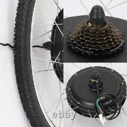 Kit de conversion de moteur de vélo électrique arrière 48V EBike Roue de moyeu de cyclisme 26