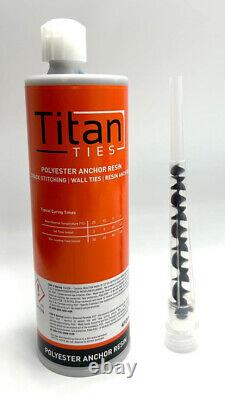Kit de couture de fissures à base de résine Titan Ties