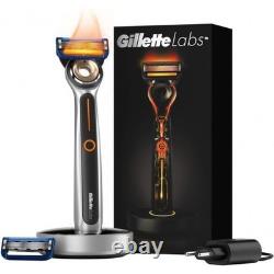Kit de démarrage de rasoir chauffant Gillette Labs tout neuf dans sa boîte NEUF ET SCELLÉ
