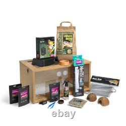 Kit de démarrage pour lézard gecko léopard Habistat : vivarium complet et kit d'accessoires pour lézard gecko.