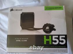Kit de mise à niveau de refroidissement liquide pour CPU Corsair H55. Neuf, jamais ouvert.