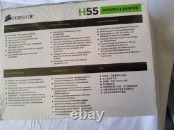 Kit de mise à niveau de refroidissement liquide pour CPU Corsair H55. Neuf, jamais ouvert.