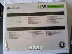 Kit de mise à niveau de refroidissement liquide pour CPU Corsair H55. Neuf, jamais ouvert.