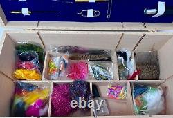 Kit de montage de mouches de luxe Étau rotatif, outils et matériaux