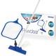 Kit De Nettoyage Portatif Bestway 80 Entretien Piscine Aspirateur Skimmer D'eau