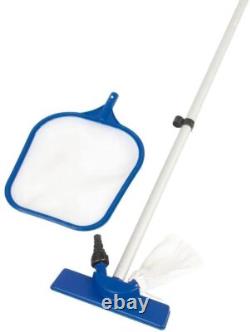 Kit de nettoyage portatif Bestway 80 entretien piscine aspirateur skimmer d'eau