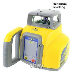 Kit de niveau laser rotatif Spectra LL300N, détecteur, trépied et mât. Garantie de 6 ans