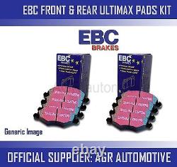 Kit de plaquettes de frein avant et arrière Ebc pour Saab 900 2.3 1996-98