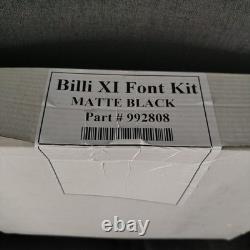 Kit de police Billi Xi, noir mat 992808, neuf et scellé