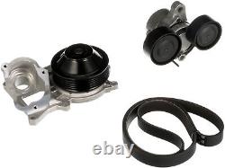 Kit de pompe à eau et de courroie auxiliaire pour BMW 320D 2.0D 04 à 13 N47D20C Gates Drive Neuf