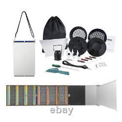Kit de recherche d'or VEVOR avec boîte de lavage en or 50 équipements miniers en or en aluminium 23 PCS