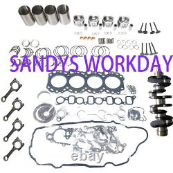 Kit de reconstruction entièrement neuf 4Y + vilebrequin + bielle pour moteur Toyota