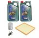 Kit De Service D'huile Castrol Pour Ford Transit Custom 2017 2.0l Ecoblue De Qualité Neuve