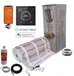 Kit de tapis chauffant électrique pour plancher chauffant 150w Systèmes de tapis en maille disponibles en toutes tailles