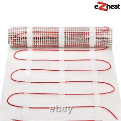 Kit de tapis chauffant électrique pour plancher chauffant 200w par m2 Toutes les tailles disponibles dans la liste