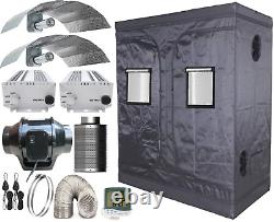 Kit de tente de culture hydroponique de jardin intérieur portable, chambre sombre Bud, boîte en Mylar 600d