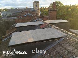 Kit de toiture en caoutchouc pour lucarne pour toits plats, toutes tailles disponibles - Durée de vie EPDM de 50 ans.